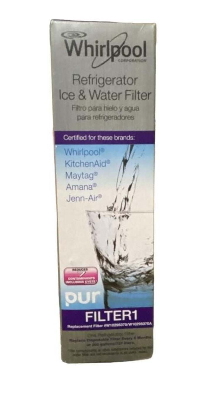 Whirlpool Refrigerator Ice and Water Filter 1 PUR FILTER1 W10295370